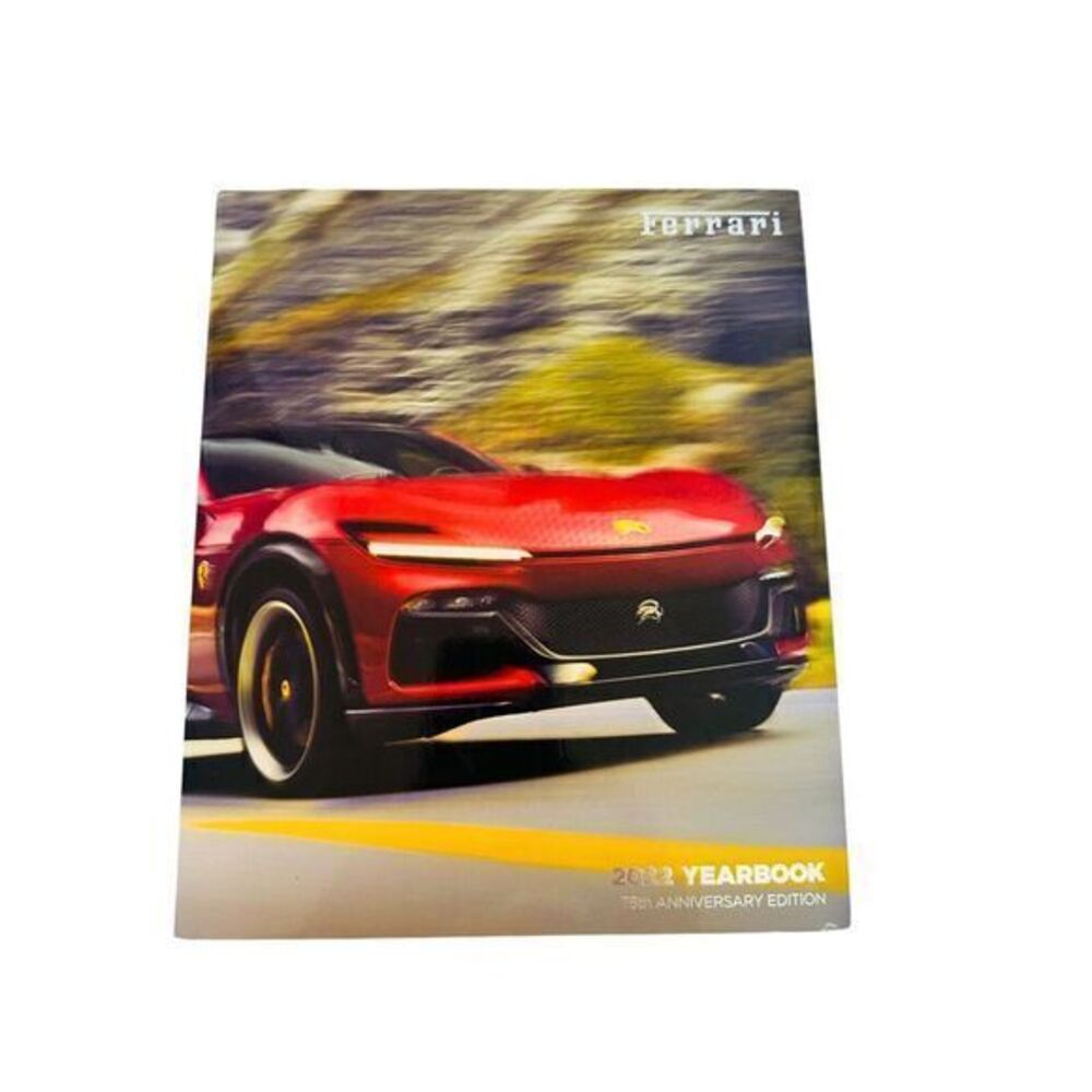 The 2022 Ferrari Yearbook 75th Anniversary Edition Ferrari  Hardcover English‎